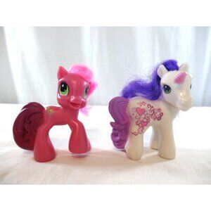 My Little Pony G3 McDonalds Sweetie Belle Unicorn Happy Meal Toy and‎ Pinkie Pie